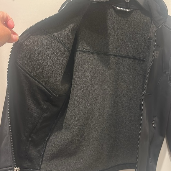 Boys Youth The North face Windfall Jacket Black with Zippers Size M 10/12 EUC - Picture 7 of 7